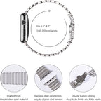 Butterfly Buckle Strap Metal Stainless Steel