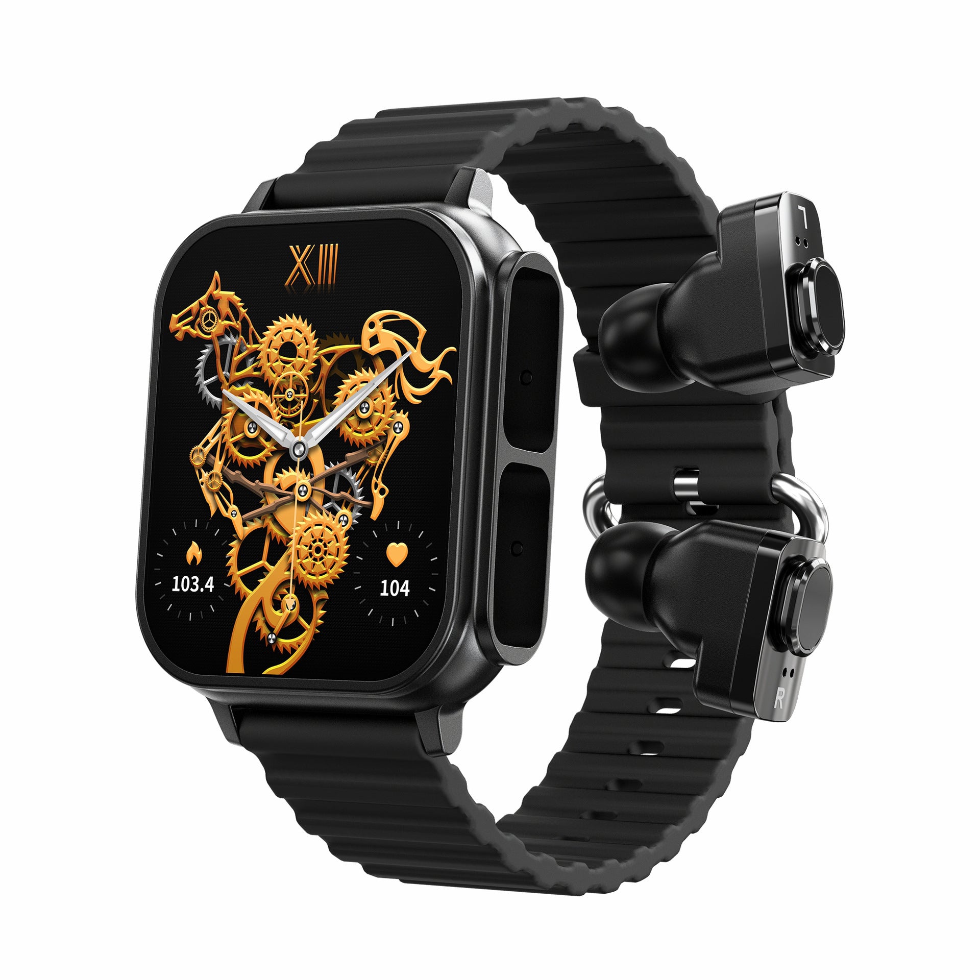Earphone 2in1 Heart Rate Health Smart Watch