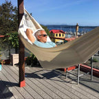Camping Hammock Cotton Hammock Swing Bed Outdoor Backpack Survival or Travel Swing