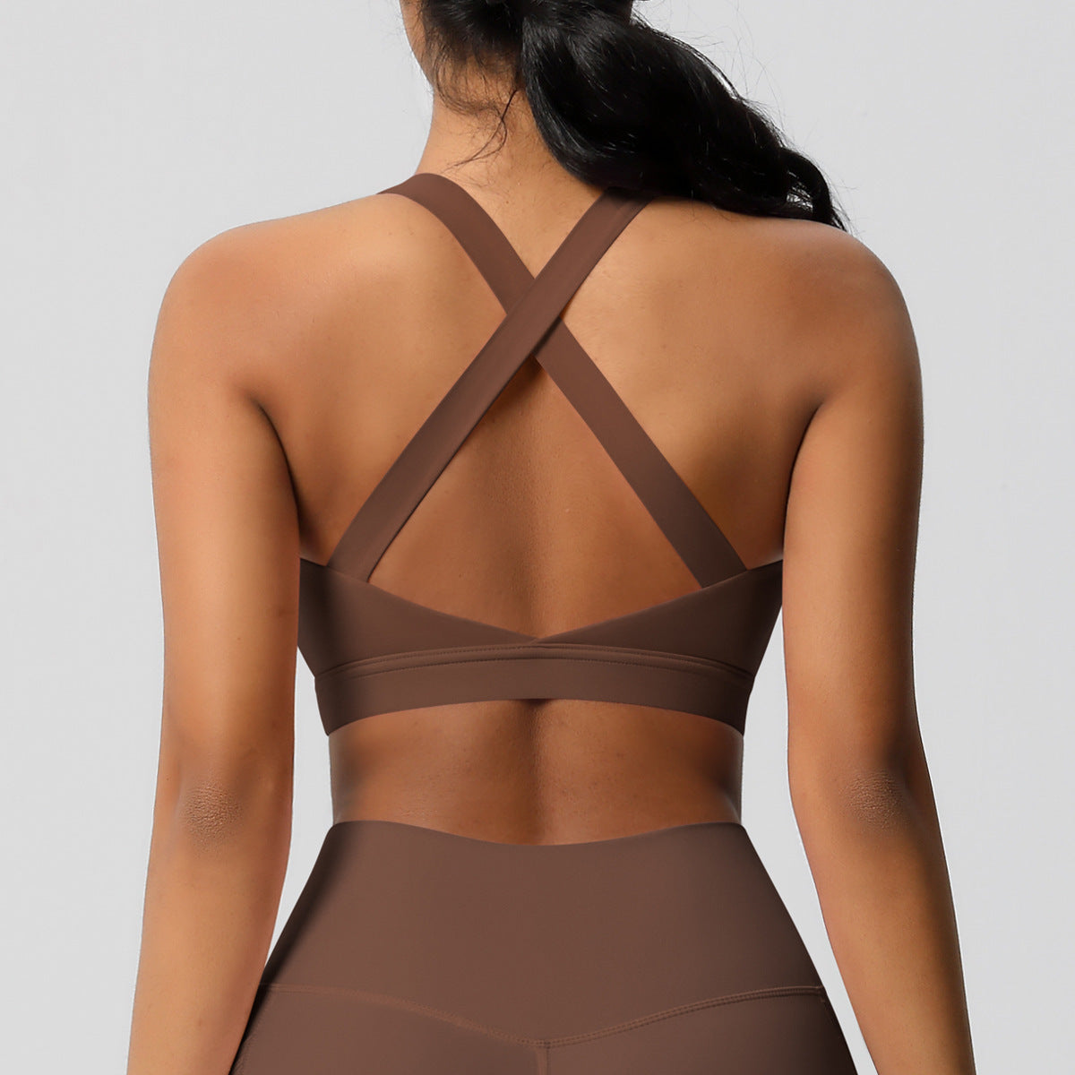 Women's Solid Color Casual Brushed Vest Sports Underwear
