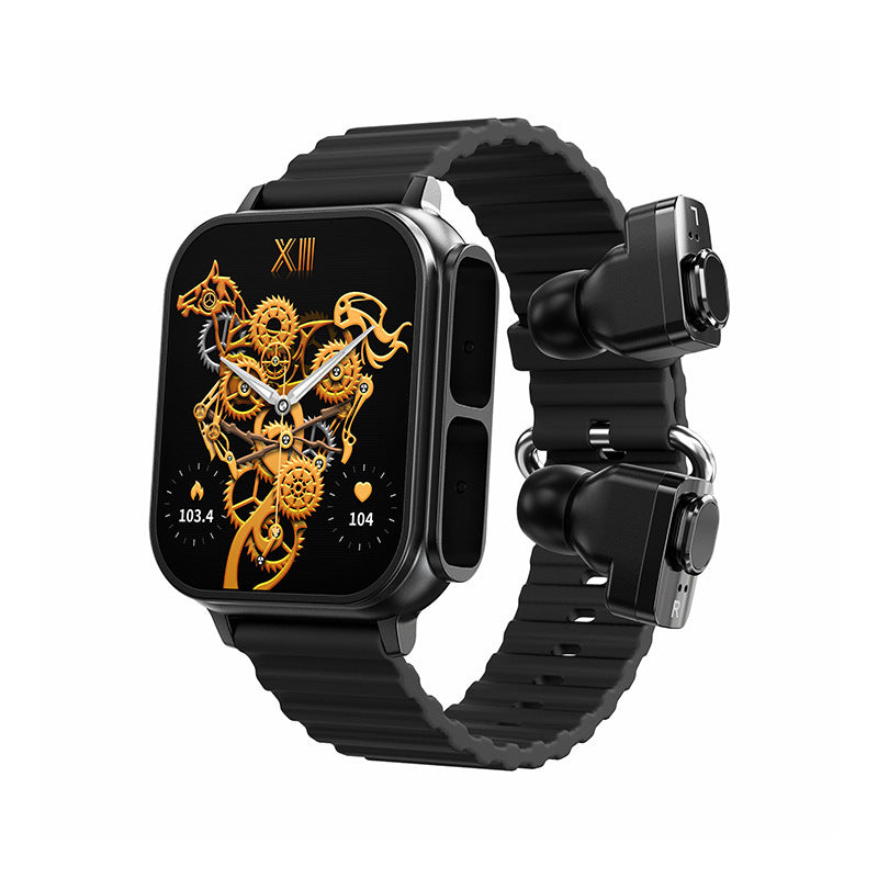 Earphone 2in1 Heart Rate Health Smart Watch