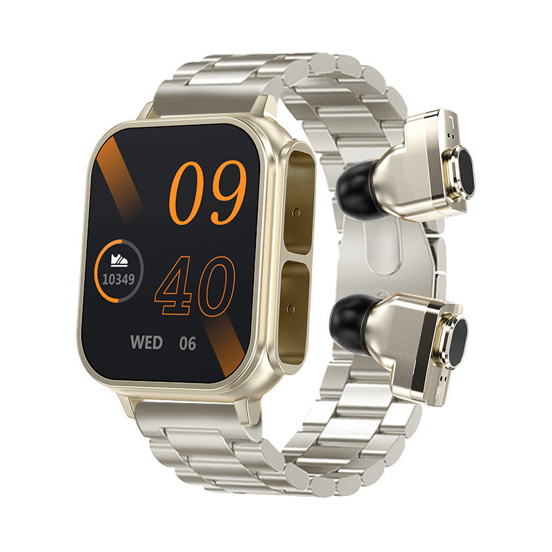 Earphone 2in1 Heart Rate Health Smart Watch